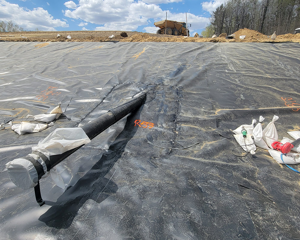 Pipe Penetration in a Geomembrane Storage Pond