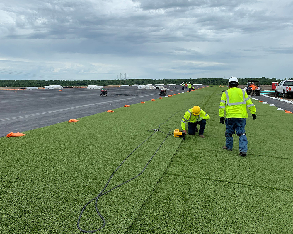 Completed Closure Turf Installation